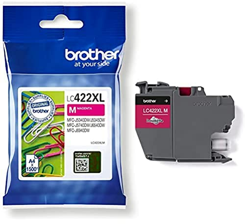 Brother Original Tintenpatrone LC-422XLM Magenta für ca. 1.500 Seiten, für MFC-J5340DW, MFC-J5345DW, MFC-J5740DW, MFC-J6540DW, MFC-J6940DW