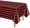 PLULON Red and Black Checkered Tablecloth Plastic Buffalo Plaid Table Cover Gingham Tablecloth Winter Christmas Table Cloth 137×274cm for Holiday Dinner Tabler Decorations Christmas Party Supplies