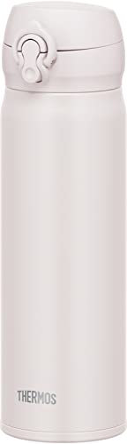 Thermos JNL-506 ASWH Vacuum Insulated Portable Mug, 16.9 fl oz (500 ml), Ash White, Easy to Clean and Easy to Clean with Opening, Stainless Steel Bottle, Hot and Cold