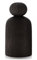 Applicata - Vase, Blumenvase - Shape - Ball - Holz - Farbe: Eiche schwarz gebeizt - (ØxH): 10 x 19 cm