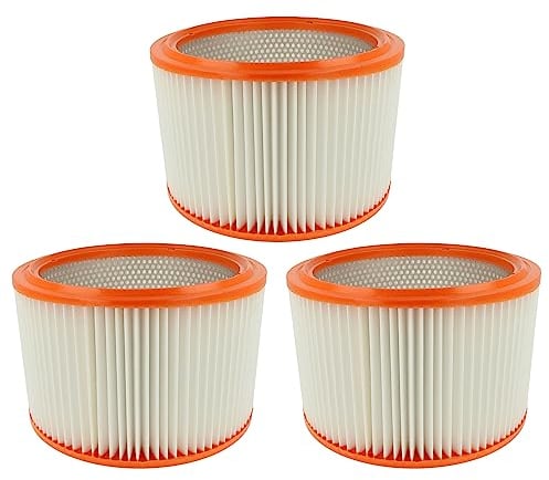 vhbw 3x Lamellenfilter kompatibel mit Nilfisk - Alto Attix 965-21 SD SC, 965-2H/M SD XC Handstaubsauger