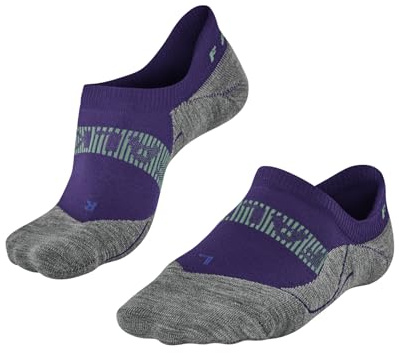 FALKE Damen RU4 Cool Invisible Laufsocken schnelltrocknendes atmungsaktives nachhaltiges Funktionsmaterial mittelstarke Polsterung antiblasen Füßlinge kühlend vegan zum Sport Jogging Running 1 Paar | mit angenehmen Kühlungseffekt