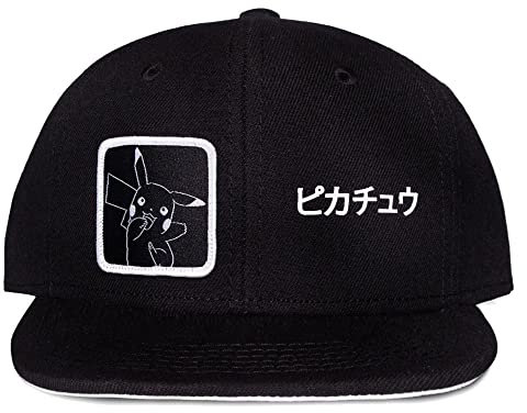 Pokémon Snapback Cap Pikachu Black (Unisex)