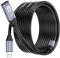 BlueRigger USB Extension Cable (22.8M, USB 2.0, Active, Type A Male to Female, Repeater Cable) - Compatible with Game Consoles, Printer, Camera, Webcam, Flash/Hard Drive, Keyboard