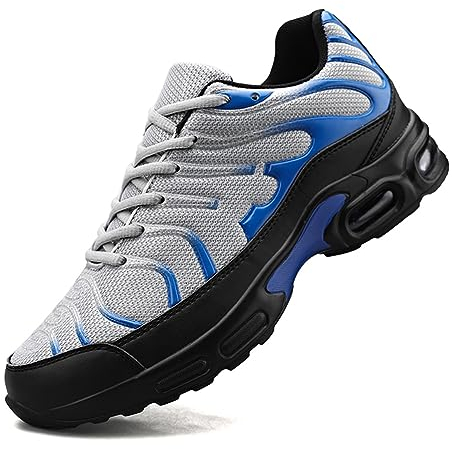 Herren Walkingschuhe Fitnessstudio Turnschuhe Sportschuhe Sneaker Running Tennis Schuhe Freizeit Fashion Leichtgewichts Atmungsaktiv Schlüpfen Schuhe Mondlicht 42EU