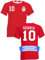 Herren T-Shirt Serbien Trikot EM 2024 mit eigenem Namen + Nummer - Rot XXL