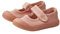 Sterntaler Halbschuh Uni - Mädchen Baby und Kleinkind Schuhe aus Baumwolle - modischer Halbschuh mit Klettverschluss - Kinder Sommerschuh mit Rutschfester Sohle, mattrosa, Größe 23
