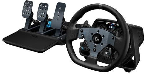 Logitech PRO Racing Wheel + PRO Racing Pedals für PS5, PS4 & PC – PRO Lenkrad & Pedals Bundle mit 11 Nm Direktantrieb, ultrarealistischem Feedback und Premium-Finish - Schwarz