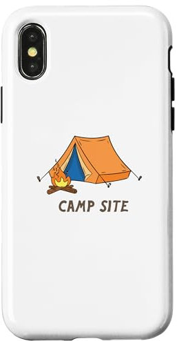 iPhone X/XS Camping Tent Nature Adventures Wildlife Case