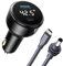 XLTTYWL Starlink Mini 12V Cable - Star Link Mini In-Car Cigarette Lighter Adapter & DC Power Cable 12V-24V with Digital Display Charging Cord with USB Type-C Port 3M/10FT