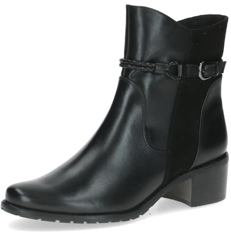 CAPRICE Damen Stiefeletten mit Schnalle Blockabsatz