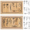 Holzstempel, 16 Stück Stempel Holz, Stempel Holz blumen Set, Blumen Stempel Set, Pflanze Mustern Stempel, Holzstempel blumen, Stempel Blumen und Blätter Stempel, für Geschenken, Scrapbooking