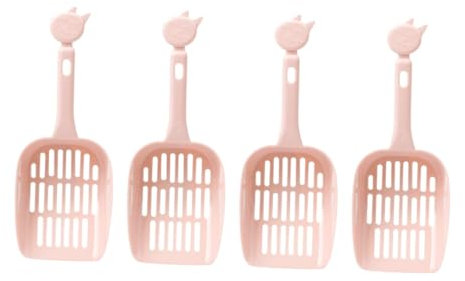 BESPORTBLE 4 Palas para Mascotas Pala Arenero Gato Diseño De Boca Ancha Limpiar Cómodamente