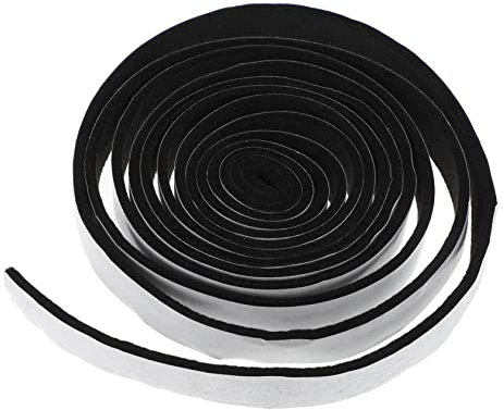 YARNOW 3 Rollen flammhemmende Versiegelung Abdeckung Backofen mit Outdoor Camping zubehör Grill zubehör räucherstäbchen hochtemperaturbeständige Dichtung Outdoor-Feuerkochsiegel Black