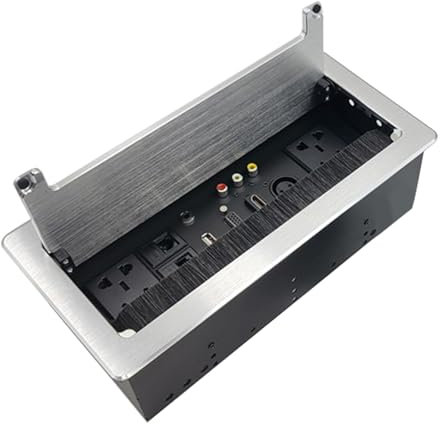 Toma de Escritorio integrada,Toma de Mesa de conferencias empotrada,Receptáculo de Toma de Corriente - Puerto de Carga USB HDMI, Interfaz Tipo C, Ojal de alimentación de Escritorio para encimera