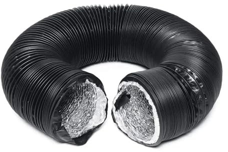 XUCZHAI Tubo Flexible Manguera de Aluminio Doble Flexible de 150 mm y 6 m for conductos en línea, Ventiladores, Tubos de ventilación, extractores de Aire para Campana Extractora, ClimatizacióN