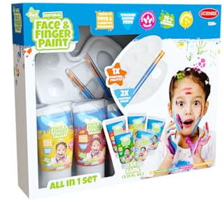 Natural Face & Finger Paint - All-In-One Set