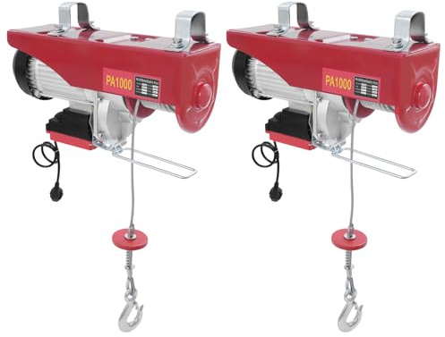 Treuil électrique, housse de levage électrique, treuil en acier (500 kg - 2 pièces)