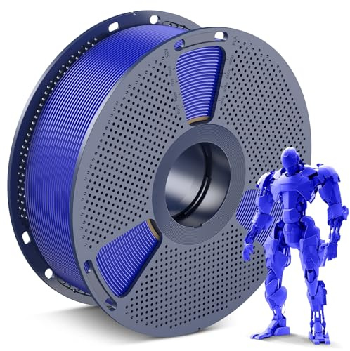SUNLU PLA Blau Filament 1.75mm, 3D Drucker Filament Blau PLA 1KG | Maßgenauigkeit +/- 0,02mm, Sauber Gewickelte 1KG Spule (2,2 lbs) für Meisten 3D Drucker, Blau 1000g