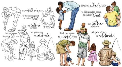 18 x 13 cm Family Moments Clear Stamps for Card Making DIY Scrapbooking Photo Album Decoration Paper Crafting Supplies