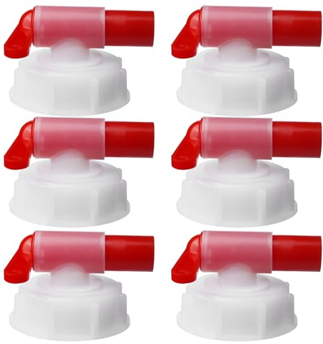 Demlaka 6 rubinetti dosatori DIN61 MM, rubinetto/rubinetto dosatore per tanica da 15 – 60 litri, rubinetto di scarico o beccuccio per un pratico aiuto dosatore, tanica con filettatura DIN 61