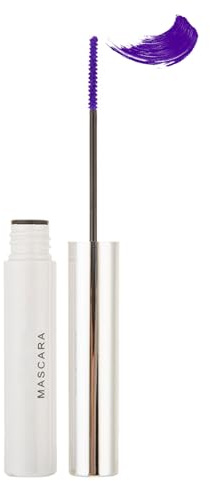 Wowstic Mascara Ultra Fine Viola Impermeabile 5D Volume e Definizione con Fibra di Seta Consistenza Liscia Trucco per gli Occhi di Halloween