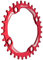 FUNN Solo Narrow Wide Kettenblatt für 9 10 11 12 Gang-Kette, passend für Kurbelgarnitur mit 104mm BCD-Schnittstelle, Einzelgeschwindigkeits-Kettenblatt (32 Zähne, Rot)
