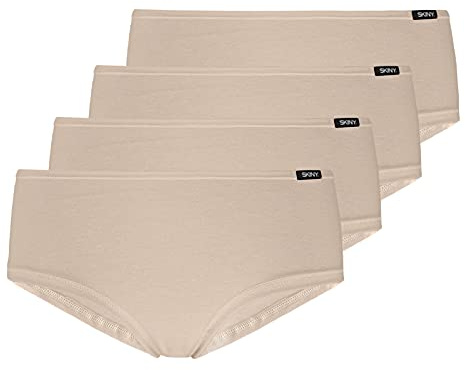 Skiny Damen Panty Advantage Cotton, 4er Pack (42, Skin)