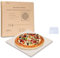 Waykea Pietra quadrata per pizza in cordierite per grill, forno o forno per camper, per cuocere crosta croccante per pizza, pane, biscotti, strumento di cottura, 30,5 x 30,5 cm