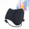 NANANA Premium Aufblasbar Lordosenstütze Rückenkissen Lendenkissen Lordosekissen, Portable Kissen mit Mesh Massage Kissen für Auto Home Office Stuhl,30X36cm,Schwarz
