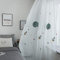 Naturer Weiß Vorhänge Transparent Kinderzimmer 245x140 Sterne Planet Kinder Gardinen Durchsichtig Kräuselband Muster für Babyzimmer Wohnzimmer