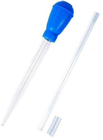 Mirrwin Pipetta di Misurazione Pompa per la Pulizia della Ghiaia Dell'acquario Pipetta Liquida con Pipetta di Gomma Sifone Aspirarifiuti per Pesci Sifone Cambio Acqua con Strumento per Barbecue