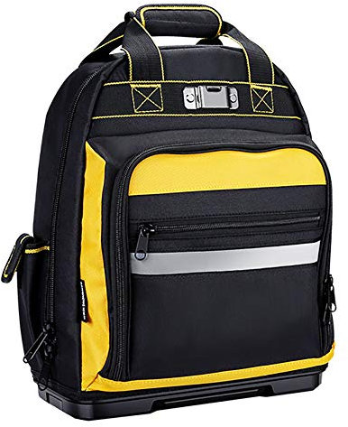 CLBING Zaino Professionale Portautensili per Elettricista Con Tasche Multiple, A