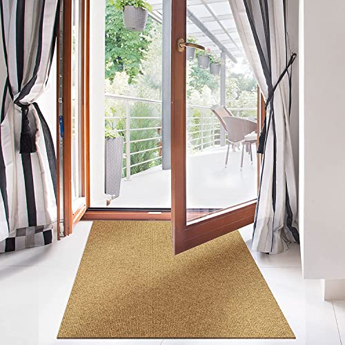 Floordirekt Eingangsmatte in Kokosoptik | Kunstkokos Türmatte Fußmatte Läufer Schmutzfangmatte Kokosmatte Meterware in 2 Breiten (100 x 150 cm)