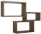 MODULARREDO | TRITTICO Set di 3 Mensole da Muro, Libreria Sospesa, Libreria Parete, Scaffale Parete, Rovere Tabacco, 45x27 p15.5 cm, 40x22 p15.5 cm e 35x17 p15.5 cm - Made in Italy