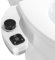 PIKETS Bidet-Aufsatz für Toilette, Doppeldüse (Front- und Heckwäsche) Nicht-elektrischer Frischwasser-Bidet-Toilettensitzaufsatz mit Düse Selbstreinigend, Einstellbarer Wasserdruck (Schwarz)