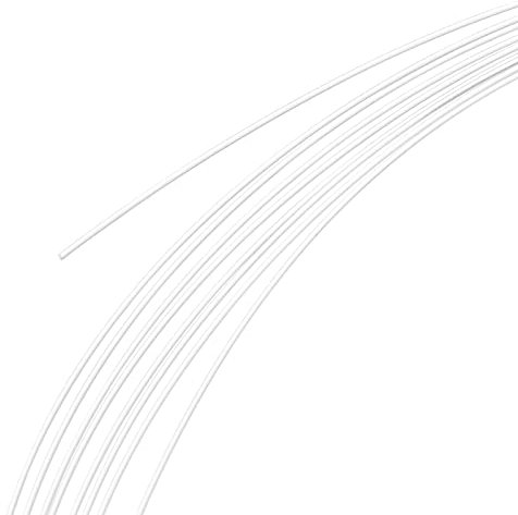 sourcing map Fibre Optique Lumineuse PMMA Latérale Lueur pour LED lumiere Guide à Maison Hotel Fibre Optique Câble Transparent 0.75mm 50M