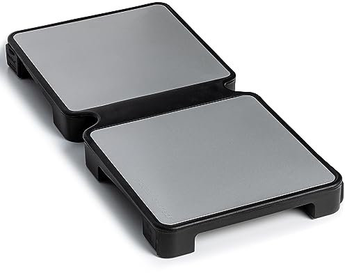 MyHotmat by homeart - Bandejas eléctricas para calentar alimentos, estilo buffet, platos calientes ajustables con dos temperaturas para servir con estilo en eventos, fiestas en casa, restaurantes,