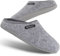 Komforty Hausschuhe Damen Herren - Rutschfeste Hausschuhe für drinnen & draußen - Unisex Warme Pantoffeln aus Wolle (Grau, eu_footwear_size_system, adult, women, numeric, medium, numeric_38)