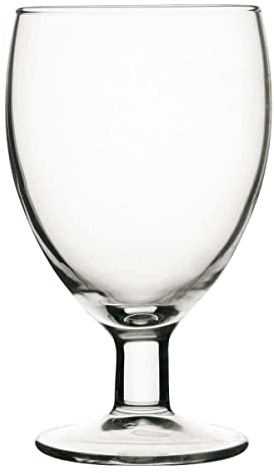 Arcoroc Set de 12 copas de vino Vesubio de vidrio 23 cl | Transparente, Vidrio, formato alto, acabado brillo, 23 cl, 12 piezas, fácil de limpiar
