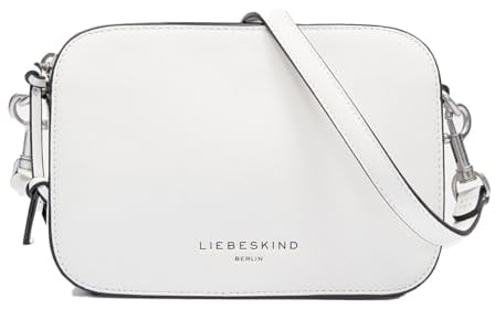 Liebeskind Berlin Damen-Umhängetasche „Luka“ – Cross-Body Bag Damen aus Leder mit verstellbaren Schulterriemen – kleine Damen-Schultertasche, Fächer mit Reißverschluss – Shoulder Bag schwarz