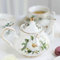 SOREZE Bone China Teekanne 500ML Rosa Kamelie Kaffeekanne Set Home Porzellan Wasserkocher Krug Party Café Teegeschirr Teekanne