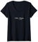 Damen Mrs HUGHES 2024 er legte einen Ring drauf Verlobung Hochzeit T-Shirt mit V-Ausschnitt