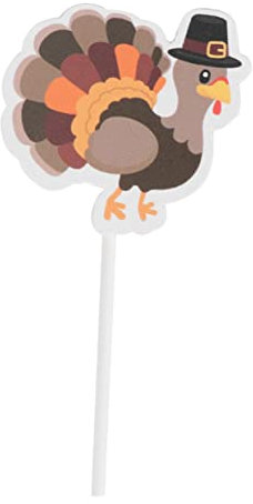 SAFIGLE 30stücke Teiliges Thanksgiving Tortenaufsätze Truthahn Cake Picks Zur Partydekoration Und Fotorequisiten Für Festlichkeiten Und Besondere Anlässe