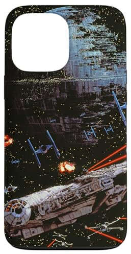 iPhone 13 Pro Max Star Wars Return of the Jedi Death Star II Battle Black Case