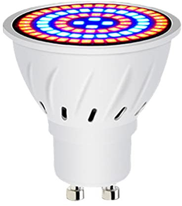 Liummrcy Crea lampadina, 60 LED GU10 Crescita delle piante Pianta a spettro completo Lampada orticoltura 220V per interni per piante da interno giardino, lampade in coltivazione