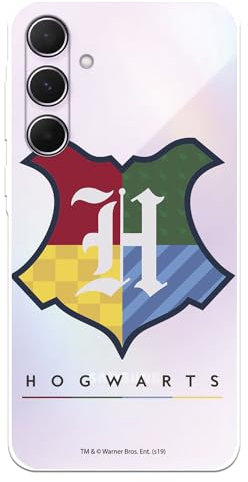 Schutzhülle kompatibel mit Samsung Galaxy A55 5G Offizielle Harry Potter Wappen zum Schutz Ihres Handys, transparente Silikonhülle, flexibel, offiziell lizenziert von Harry Potter