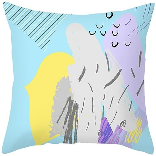 CEVAN Cotton Wandteppich XXL 3D Wanddekoration Natur Pop-Stil Wandbehang Zum Aufhängen Wandtuch Orient Kissenbezüge Sofa Dekor 45x45cm, 1Pcs