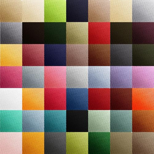 Gurtband PP 2m 5m 10m 50m, 50 Farben, Breite 10mm 15mm 20mm 25mm 30mm 40mm 50mm Taschengurt Ideal für DIY-Projekte, Handarbeiten Outdoor (171) Rot, 20mm x 2m