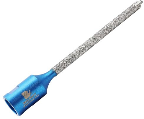 Diamond Mortar Raking Bit - BRSCHNITT Mortar Raking Tuck Pointing with Carbide Tipped for Granite Marble Concrete Masonry Stone Removals Vacuum Brazed Bit M14 thread (8 * 121mm 5/16* 4-4/5)